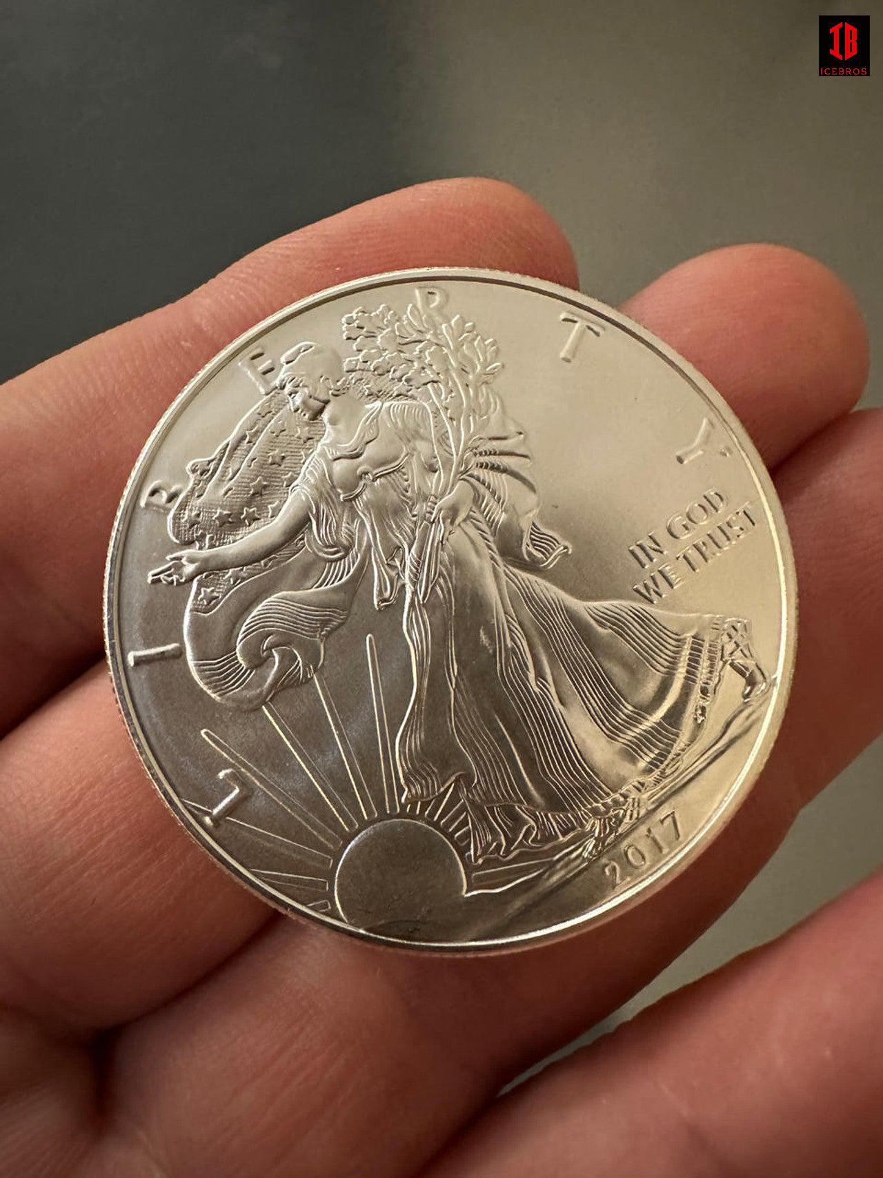 1 OZ OUNCE American Walking Liberty Fine Pure 999 Silver Coin