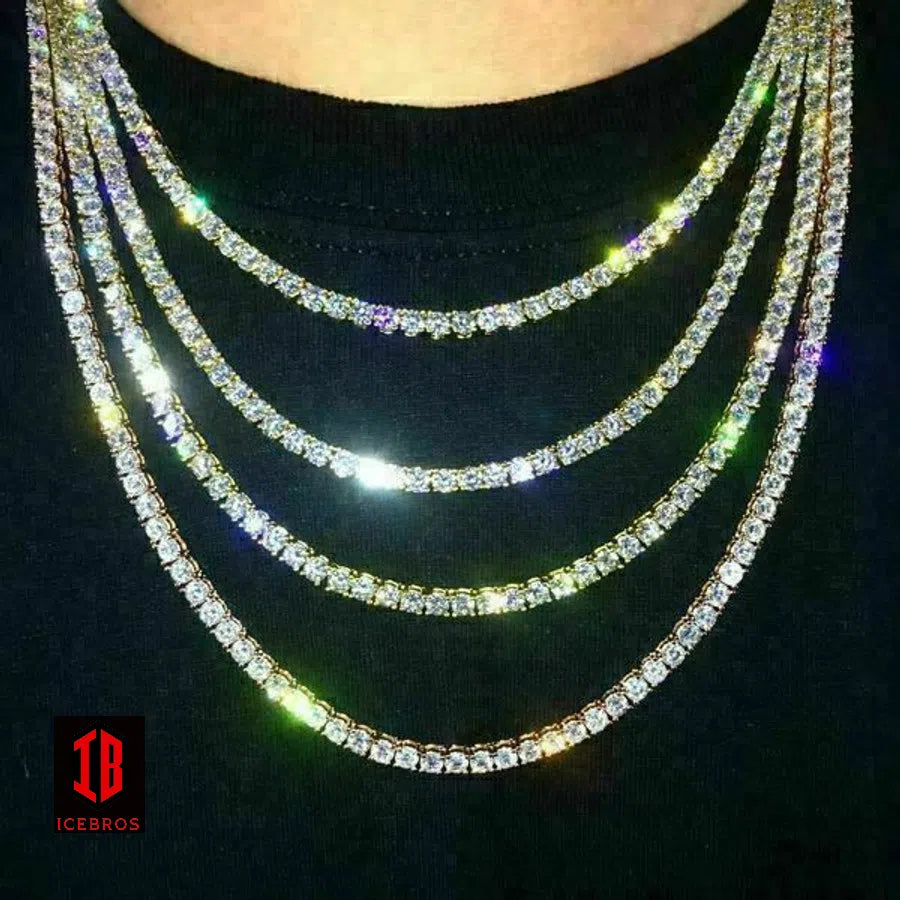 mens diamond tennis chain