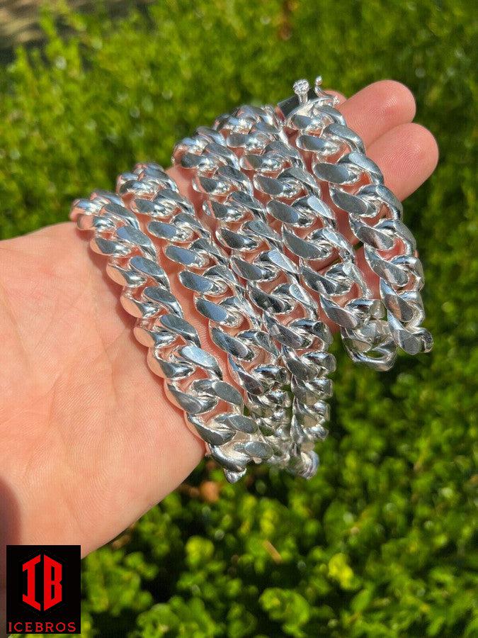 Huge Real 925 Sterling Silver Miami Cuban Kilo Chain Box Clasp (16mm)