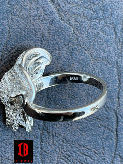 14k Gold Custom GOAT Ring Diamond Iced Animal (CZ)