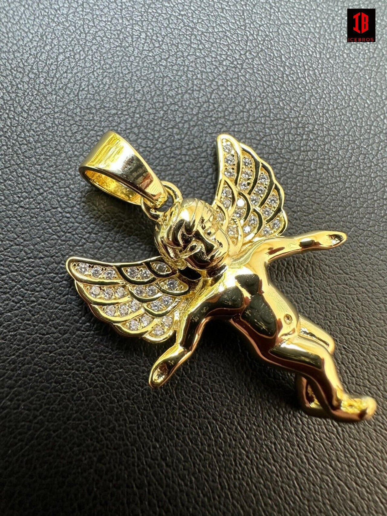 Gold plated angel on sale pendant