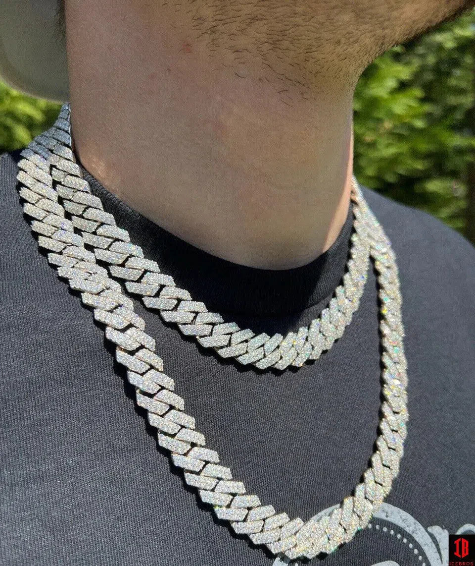 white gold chain for men