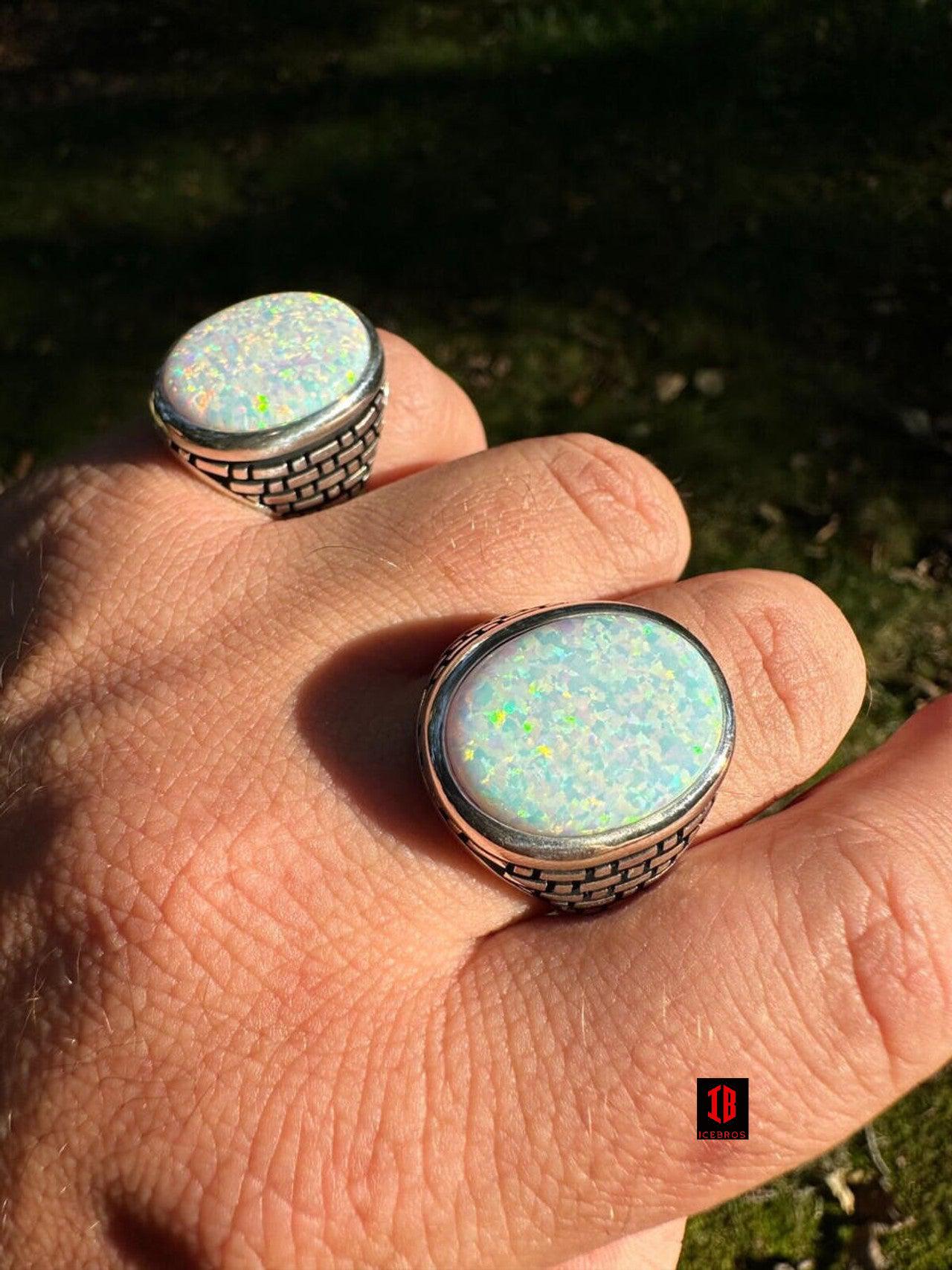 Large fire hot sale opal ring